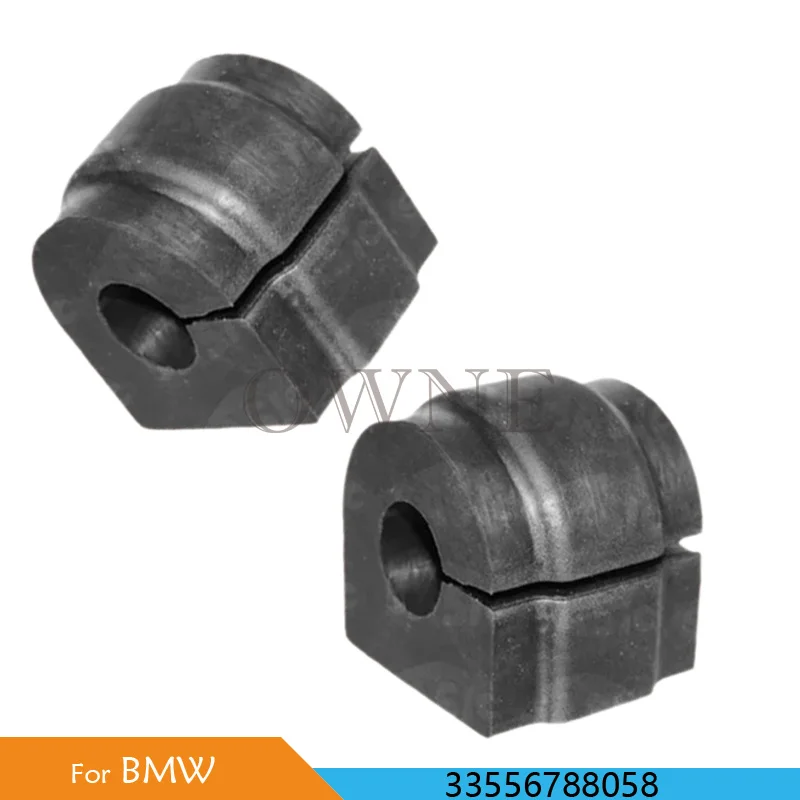 2PCS Rubber Support For Stabilizer Bar Rear Axle Anti Roll Bar Bush Rear 33556788058 For BMW X3 X4 F25 F26 xDrive20i