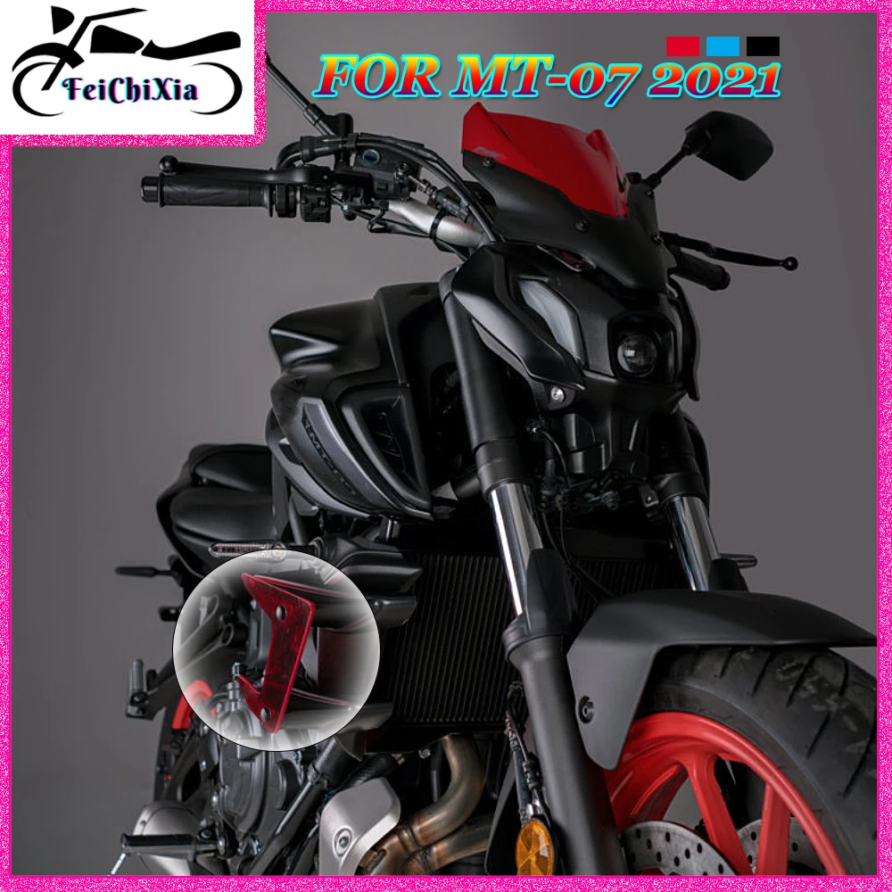 

Motorcycle Side Flank Downforce Spoiler Hood Fairing Wind Deflectors Shield Drag Reducing Wing for Yamaha mt07 MT-07 MT 07 MT07