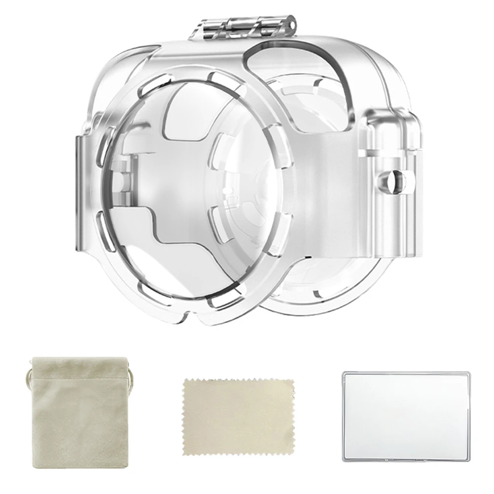 Protezione dell'obiettivo per Insta360 X4 protezione antigraffio per lenti copertura protettiva antiappannamento cappuccio per lenti per accessori Insta 360 X4