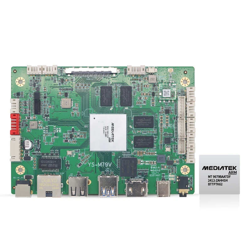 M79V MT9679 MTK Board 4GB TTL Ethernet VbyOne 4K LVDS RS485 ARM Embedded Industrial Motherboards for AIoT Smart Robot