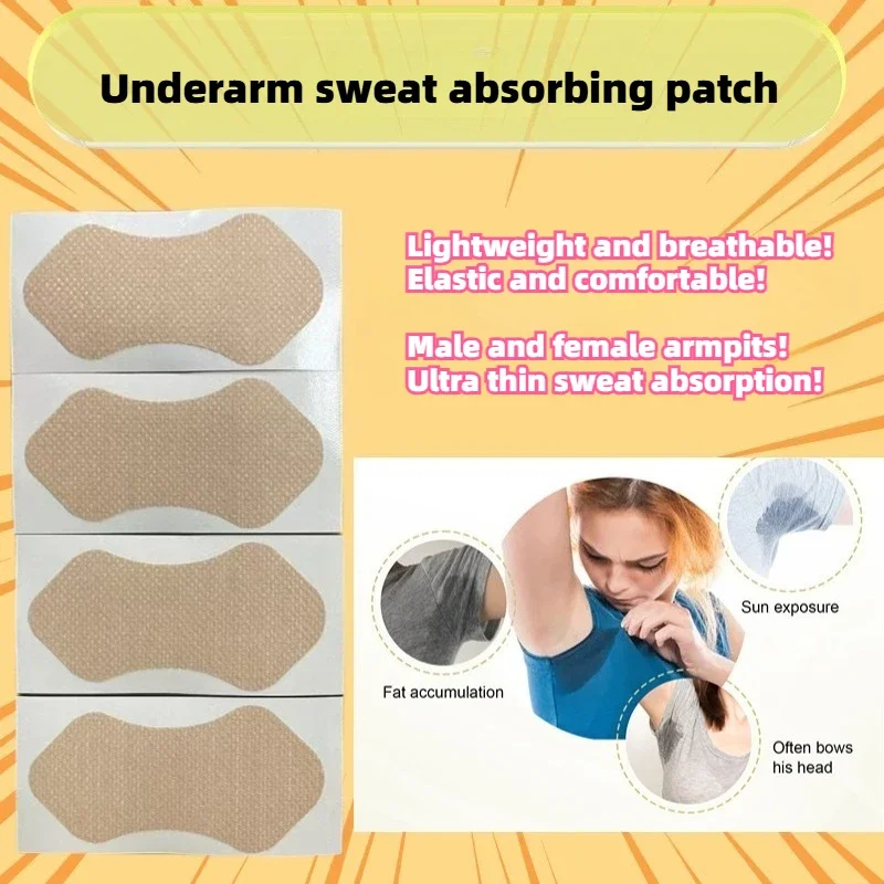 0.1mm Ultra Thin Women Underarm Deodorizing Stickers Disposable Men Non Visible Eliminate Sweats odor Sweat Patches Armpit Pads