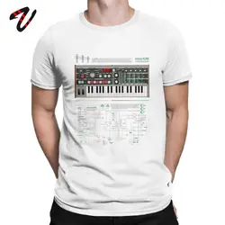 Microkorg Industrial One T-Shirt Men Tshirt Synth Synthesizer Electronic Modular Techno Tees Cotton Camiseta Print Geek T Shirt