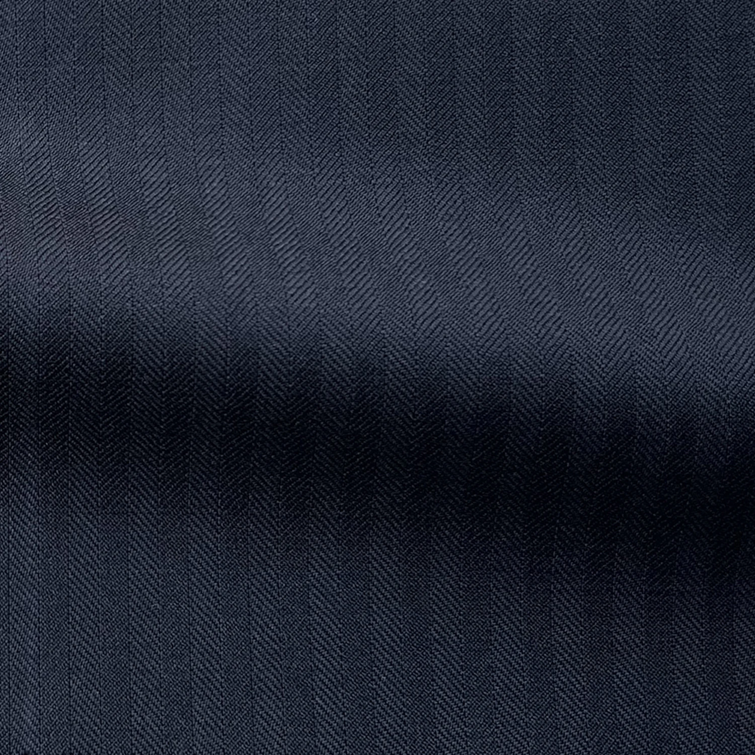 Costumes sur mesure de luxe 100% laine Super 110 costumes d'affaires costumes sur mesure bleu nuit à chevrons costumes sur mesure pour hommes