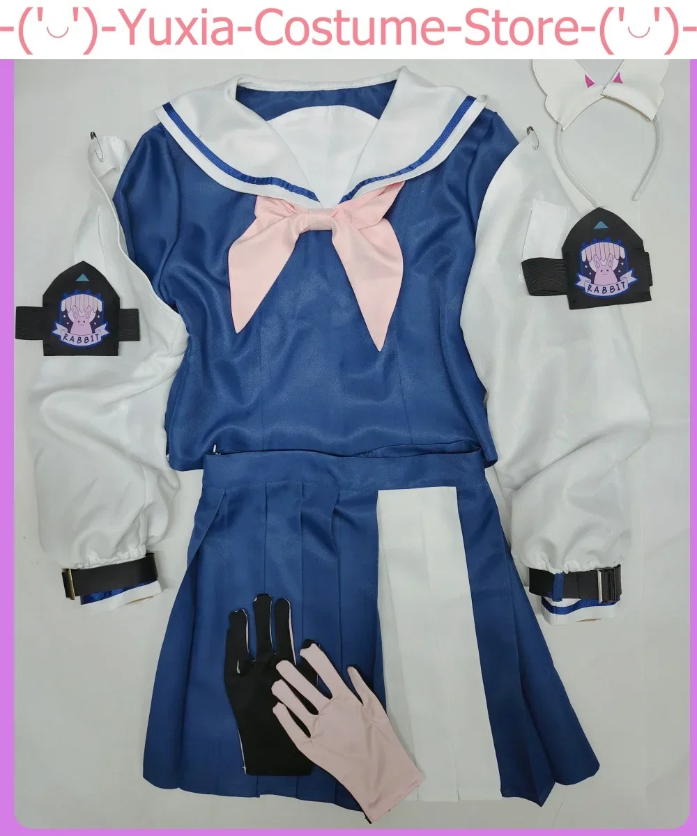 

Blue Archive Tsukiyuki Miyako Sailor Suits Cosplay Costume Cos Game Anime Party Uniform Hallowen Play Role Clothes Clothing