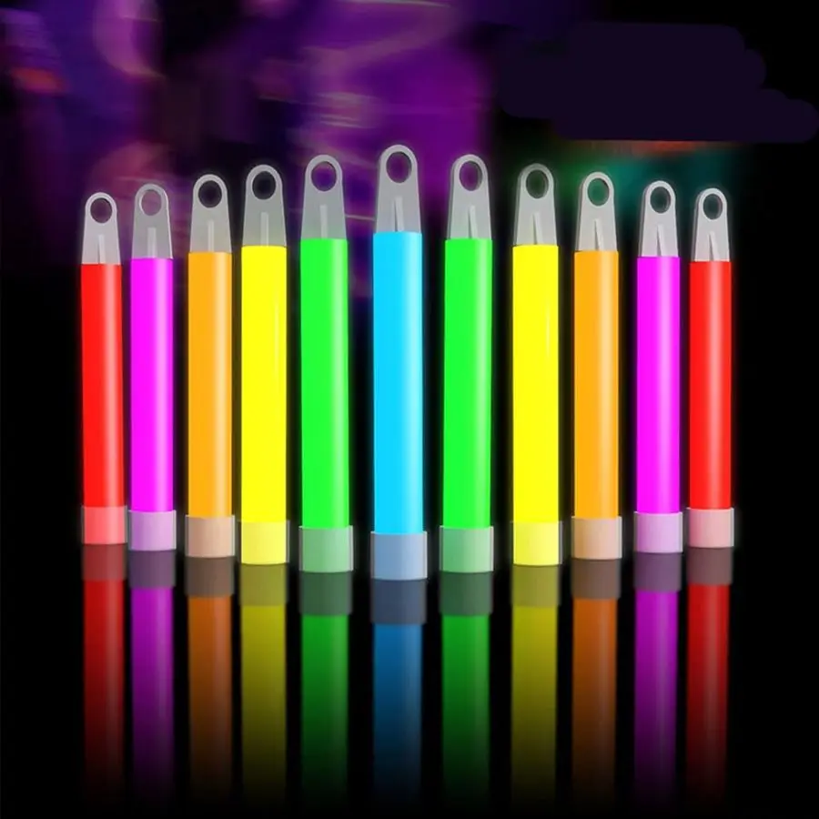 

Светящиеся палочки Fever Glow Sticks, 100 шт., премиум-класса, светящиеся в темноте, с ремешками, для вечеринок, подарков, дней рождения, Хэллоуина