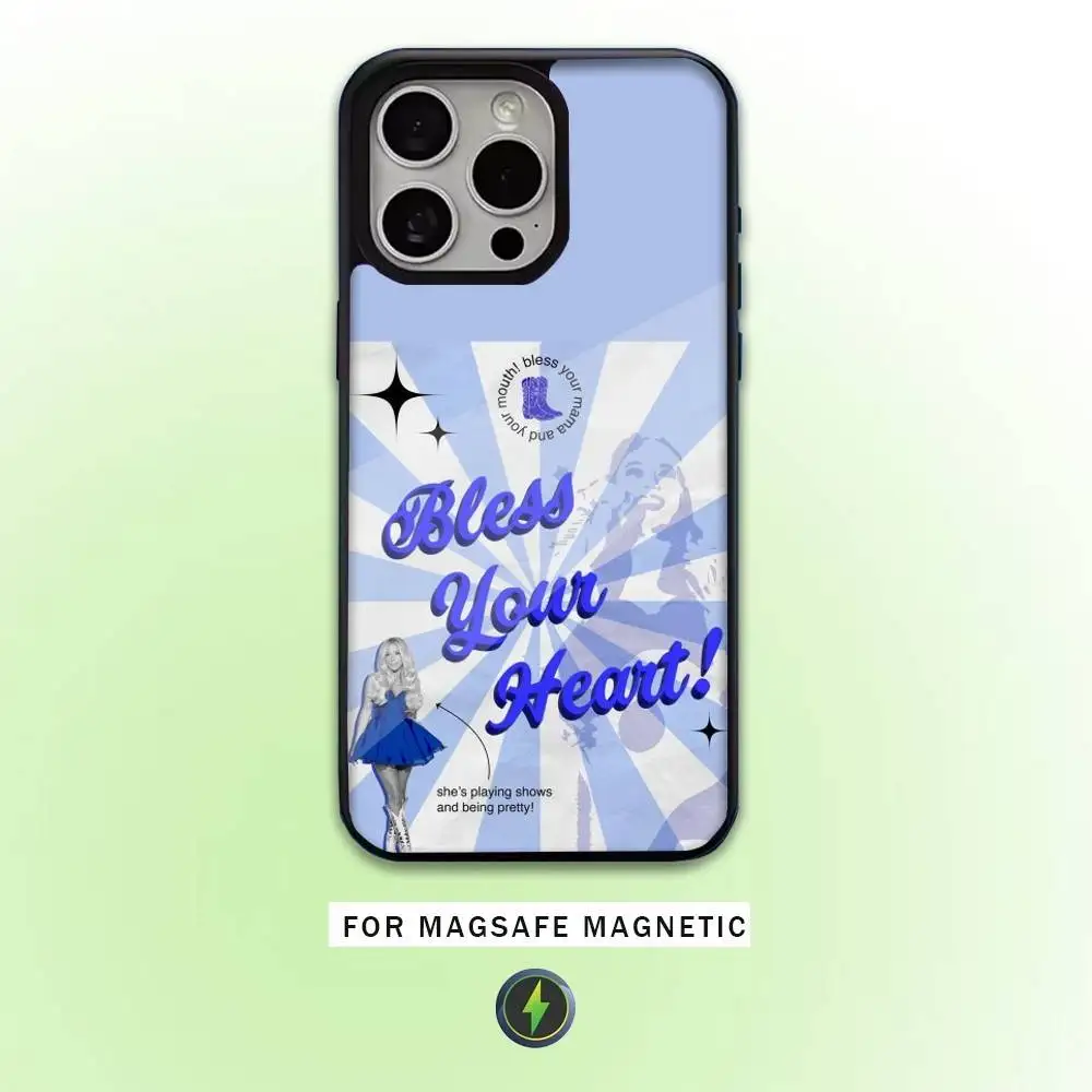 حافظة هاتف Megan Moroney Am I OK لهاتف iPhone17,16,15,14,13,12,11 Plus، Pro Max Magnetic للشحن اللاسلكي Magsafe #5