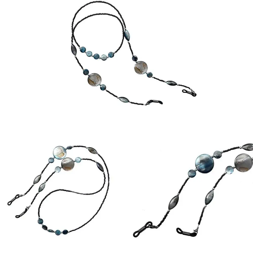 Reading Glasses Women Shell Beads Glass Beads Sunglasses Chain Eyewear Retainer Beaded Eyeglass Lanyard Glasses Chain