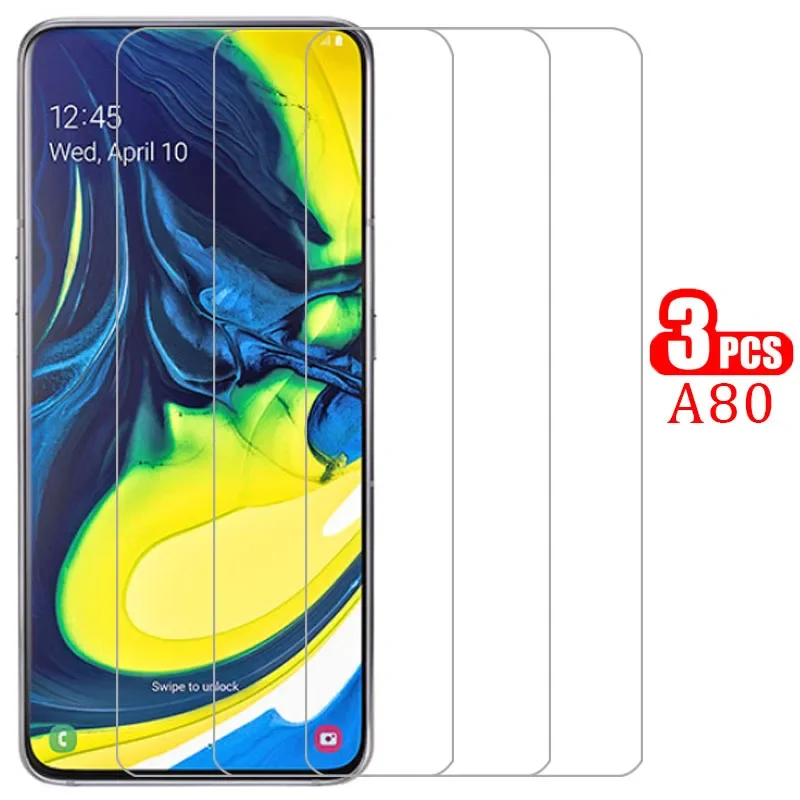 protective tempered glass for samsung a80 screen protector on galaxy a 80 80a 6.7 film samsun samsumg sansung galaxi samsunga80