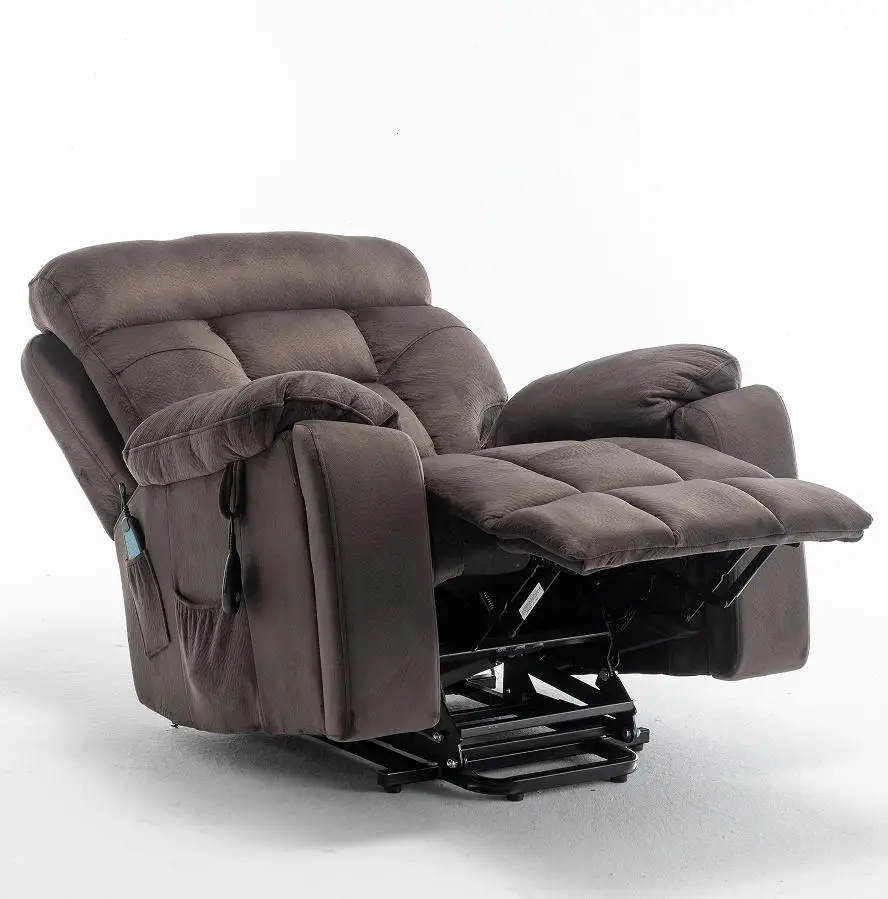 

!@Modern Velvet Recliners Lift Chair Relax Sofa Living Room Furniture for Elderly Home and Hotel Use