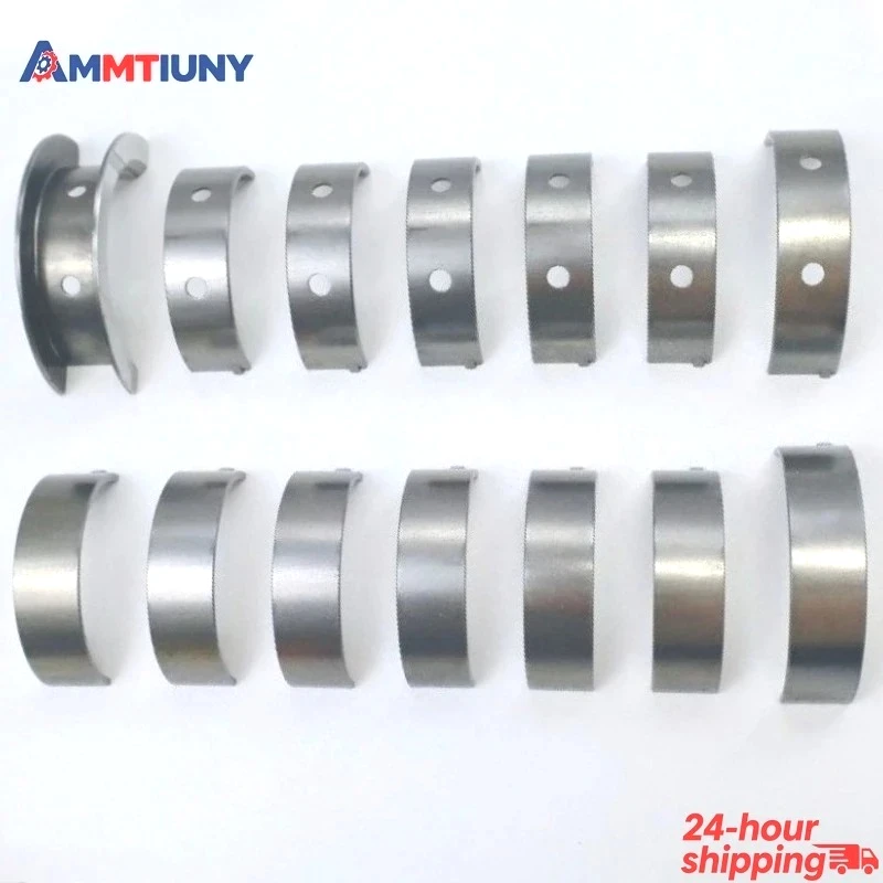 

14X Main Crankshaft Bearing Shell For BMW 128i 335i 740Li X3 X5 N52 N54 N55 3.0 11217627037 11217627033 11217581009 11217627031