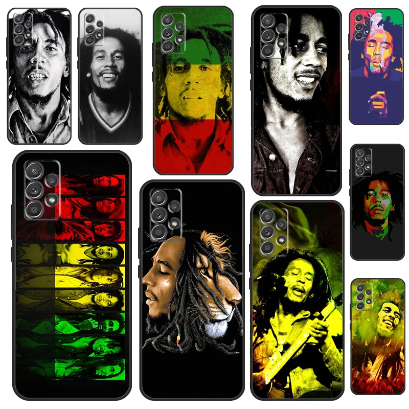 Bob Marley Singer Fundas For Samsung A53 A33 A23 A13 A73 A12 A22 A32 A42 A52 A72 A50 A51 A71 A14 A34 A54 Case