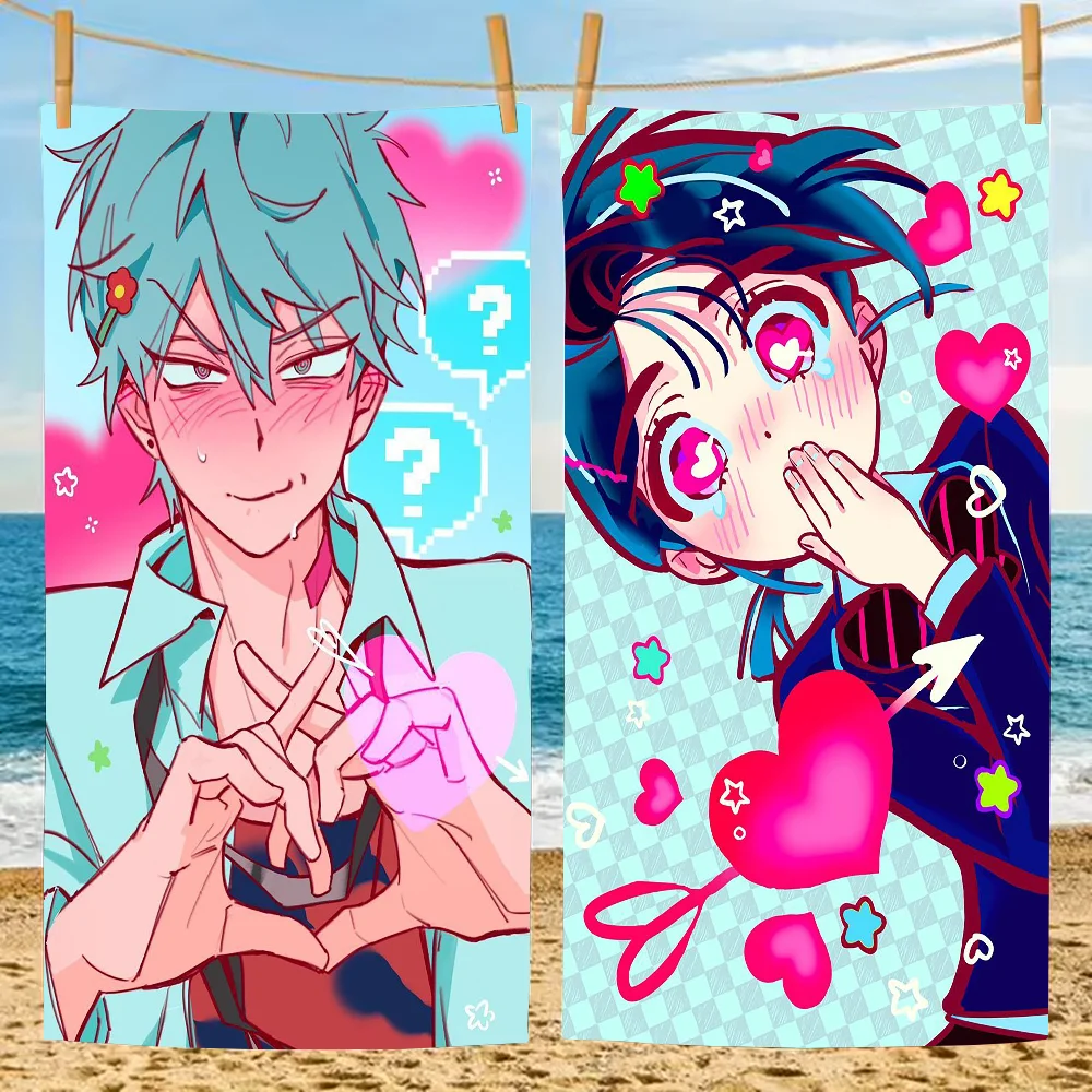 

Adventure anime Alien Stage Towel Beach Towel Large Size Outdoor Travel Camping Absorbent Beach Towels Summer Swimming