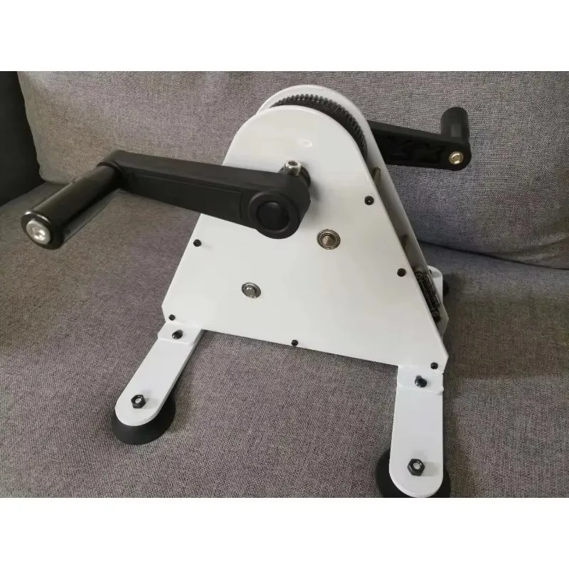 New Rotary Fitness Generator, Hand Crank & Pedal Power Dynamo, Portable Human Powered Generator for Science Experiment