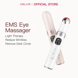 ANLAN-Electric Eye Massager, EMS Eye Care, remover círculos escuros, sacos oculares, vibração, massagem quente, relaxar os olhos, instrumento de massagem