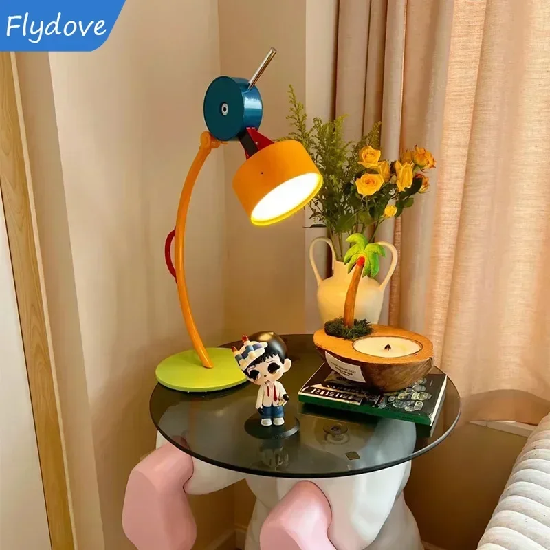 Memphis Style Floor Lamps Creative Cartoon Table Light Children's Room Parlor Hotel Study Decor Lighting Bedroom Colour