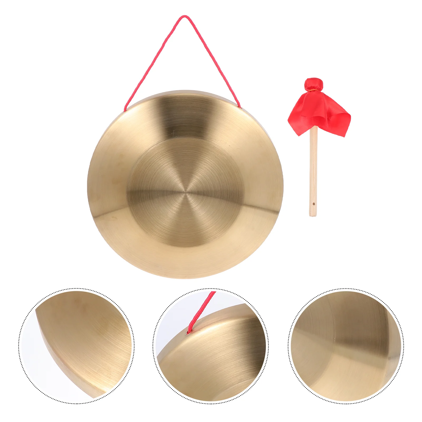 Gong Toy Cymbal for Company Opening Music Chinese Durable Hand Instrument Copper Steel Alloy Percussion Child