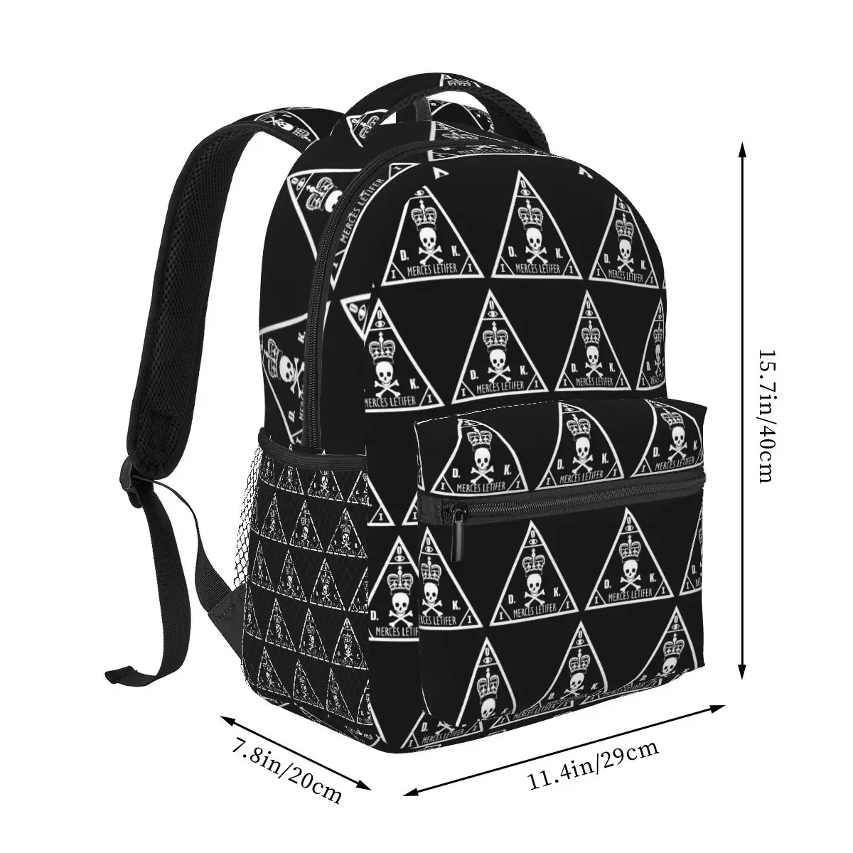 Hitman Logo Agent 47 Otto Ort-Meyer Symbol Student Backpack School Bag Hiking Daypack for Men Women Fashion Bookbag Shoulder Bag view 2