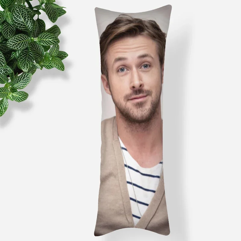 

Ryan Gosling Dakimakura Hugging Body Pillow Case DIY Custom Throw Cushion Pillow Cover 7 Sizes