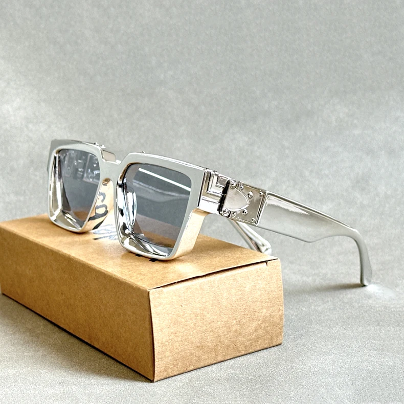 2024 mode Sonnenbrillen Für Männer Vintage Sonnenbrille Frauen Luxus Designer Quadratische Gläser Oculos Dropshipping Lentes Gafas Lunette – Detail 5