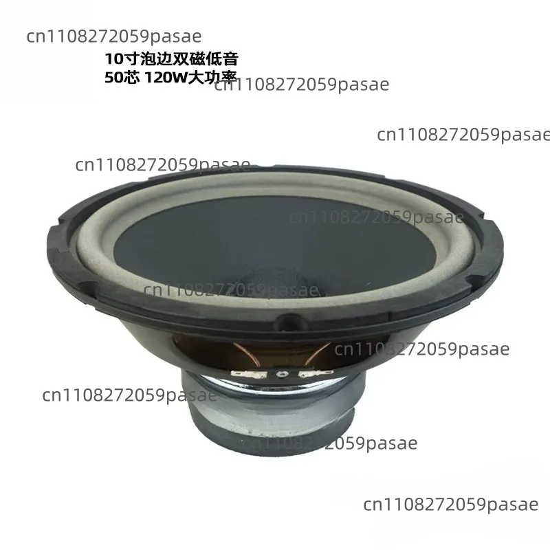 

10-дюймовый 50-ядерный динамик с звуковой катушкой, пенопластовым подвесом, железным диффузором, 120 Вт, с двойным магнитом, в защитном чехле, низкочастотный динамик