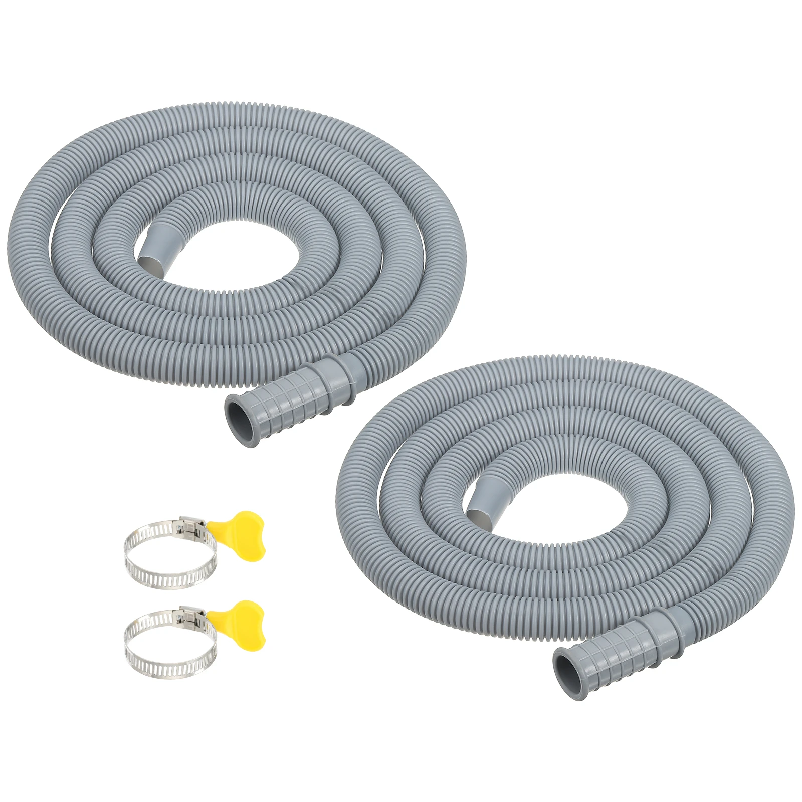 

Uxcell 2 комплекта сливного комплекта для кондиционера, универсальный сливной шланг переменного тока, соединительный шланг с зажимом и резиновым адаптером для крана осушителя