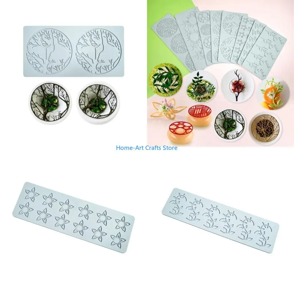 Y3NA Multi Pattern Silicone Cake Lace Mold Cake Decorating Tools Cake Border Decorations Kitchen Baking Tools Fondant Moulds