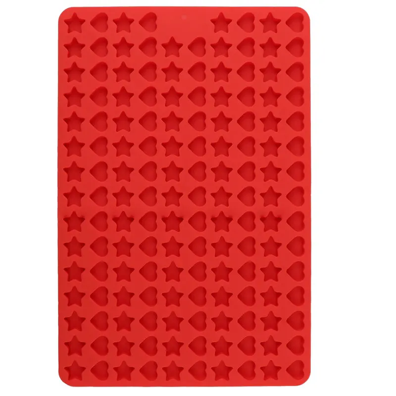 Poroso Cartoon Love Silicone Candy Mold, Animal Chocolate Fudge Jelly Ice, Molde de cozimento, Decoração Do Bolo, Sabão Fazendo Ferramenta, Presente