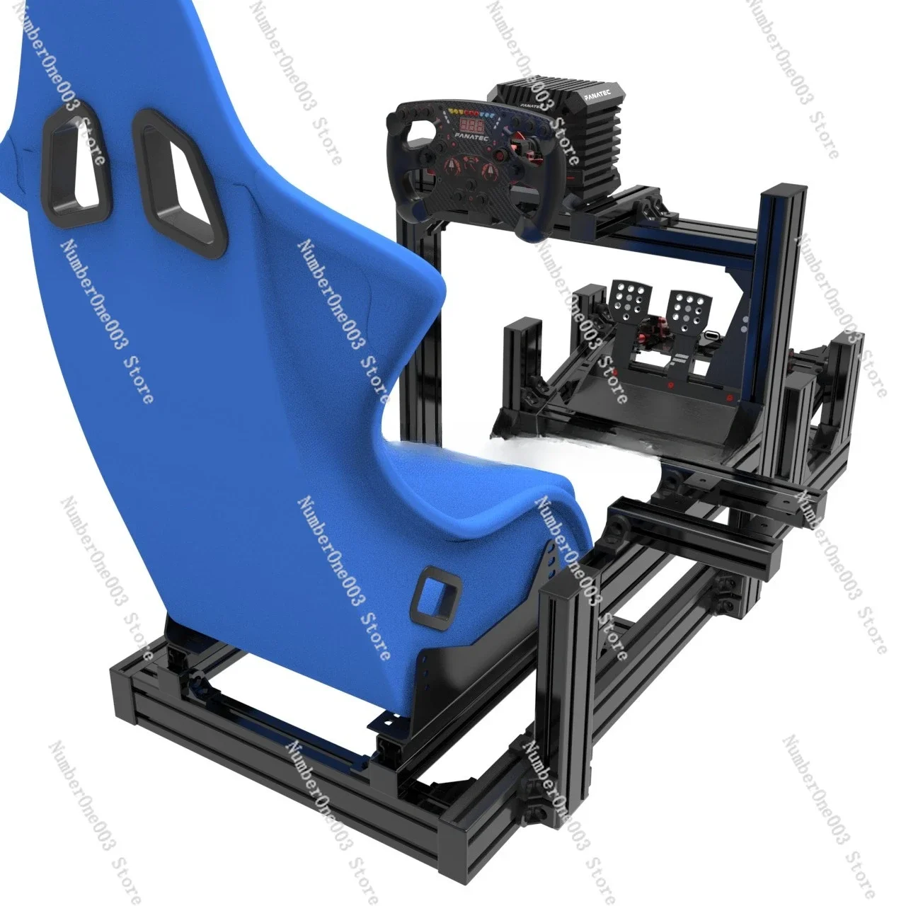Analog Racing Bracket Aluminum Profile Rig Logitech G FanatecDDProCSLDD1 Sol Cockpit
