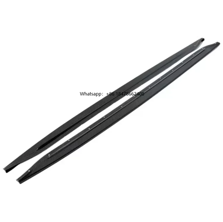 

Dry Carbon Fiber Single-sided Flat Side Skirts Extension for M4 G82 G83 2021+ Side Skirts