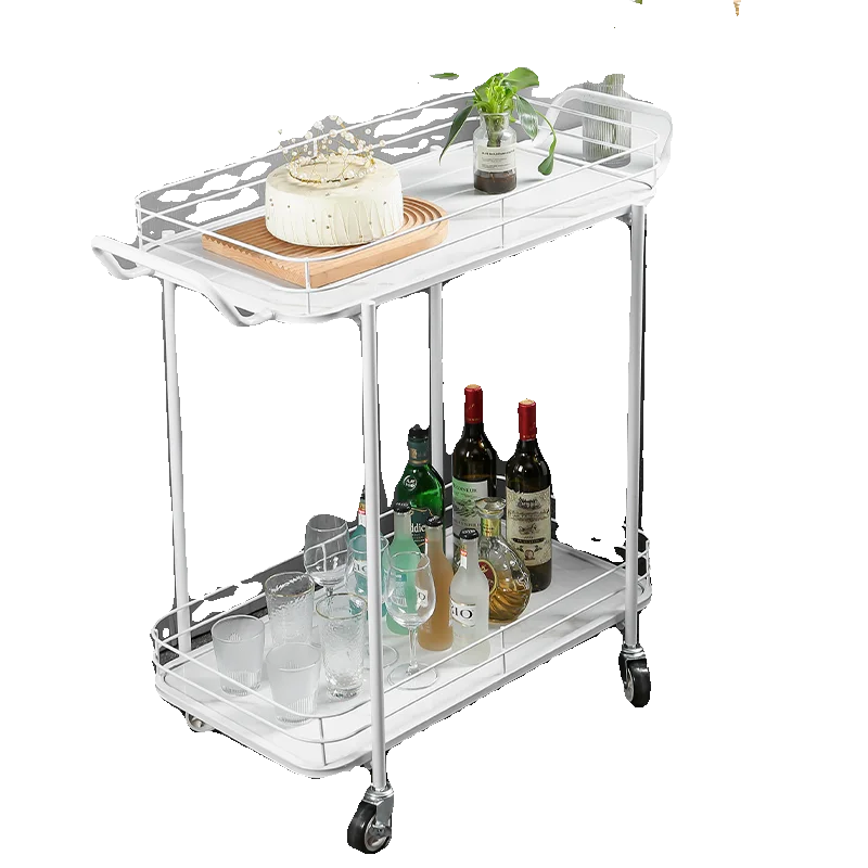 Hotel restaurant Large food delivery cart Wine cart KTV snack Multi-layer trolley Cake Snack trolley