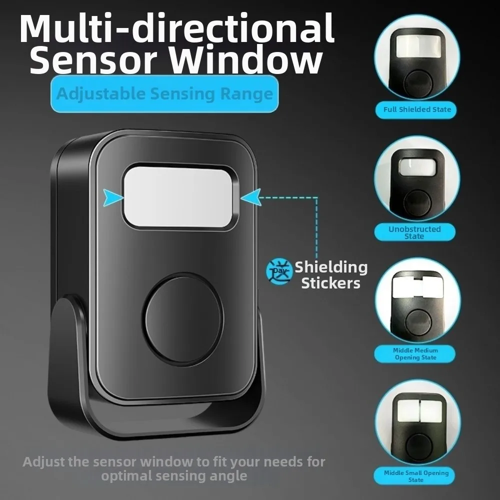 

Infrared Sensor Intelligent Welcome Doorbell Recording Function PIR Motion Detector Door Greeter Sensor Alarm Wireless