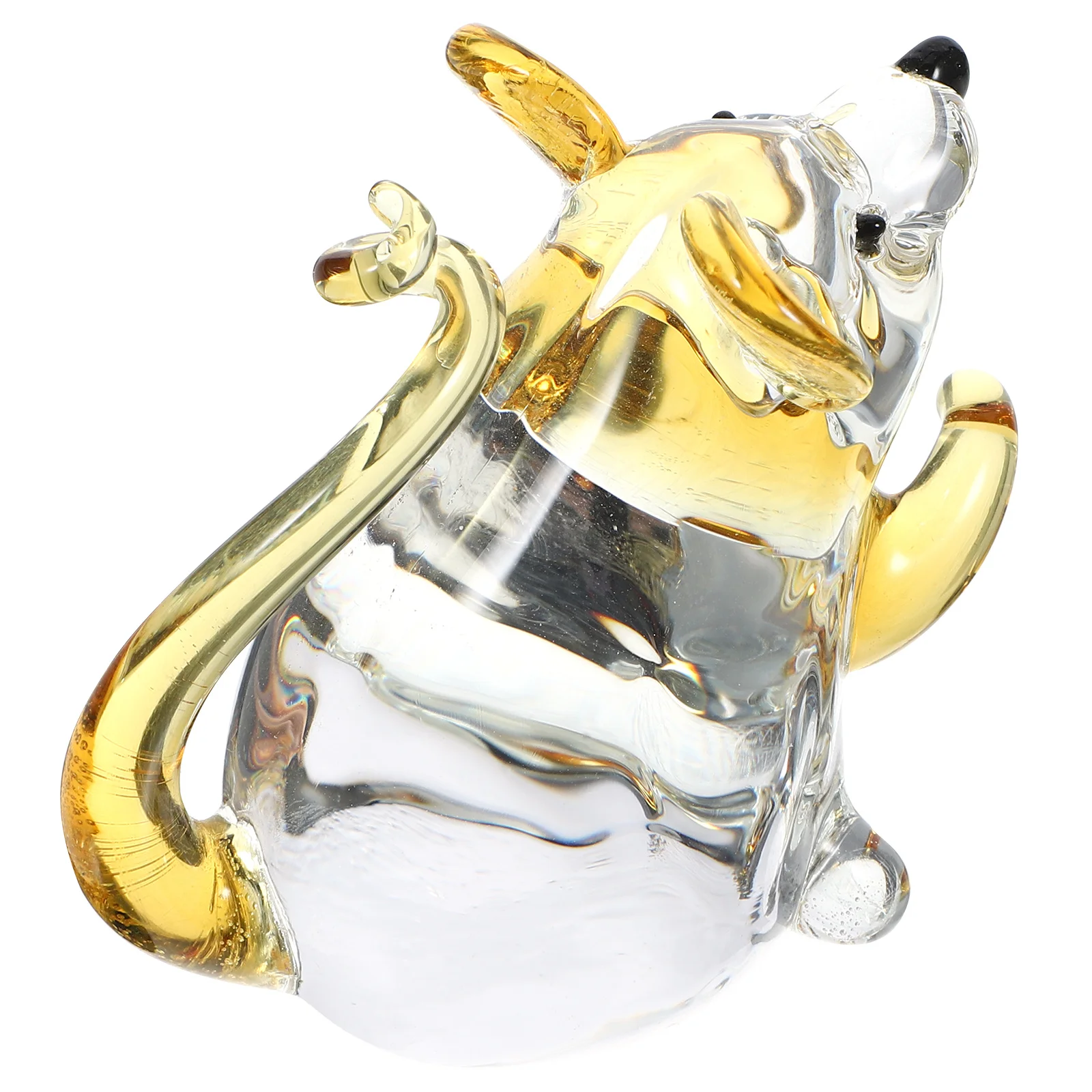 

Crystal Mouse Statue Exquisite Craftsmanship Safe Material Desktop Decor Romantic Wedding Party Home Ornament Mouse Figurines