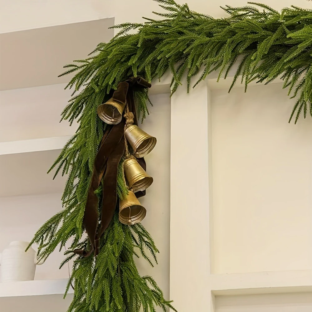 1.65 متر إبر الصنوبر الاصطناعي الكرمة جارلاند عيد الميلاد الديكور شجرة عيد الميلاد زخرفة للمنزل ديكور السنة الجديدة 2026 اكسسوارات #2