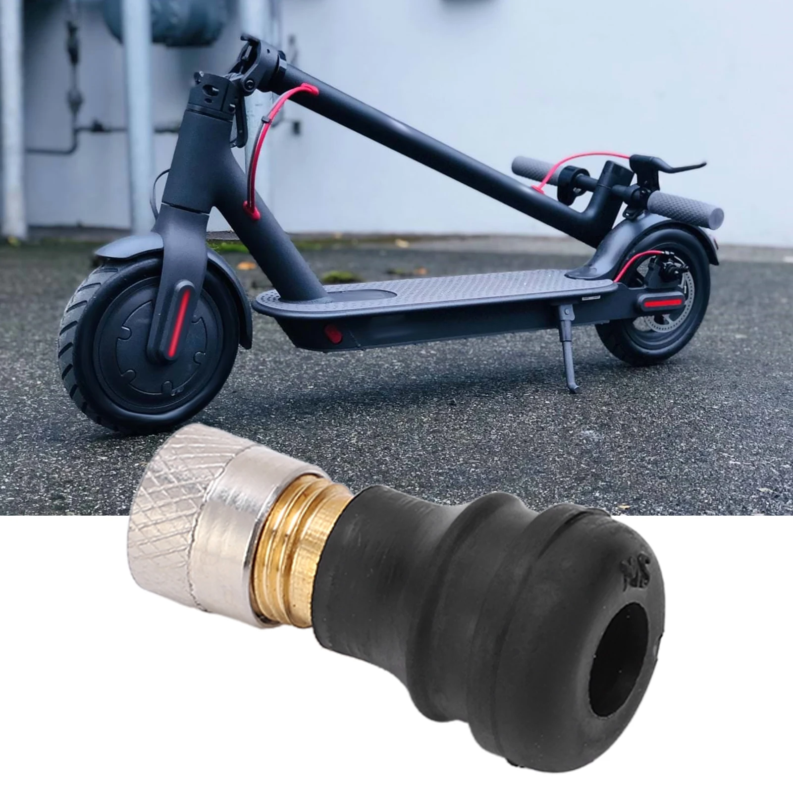 Electric Scooter Wheel Gas Valve Sturdy 2cm Long Tubeless Tire Vacuum Valve Heavy Duty for Electric Scooter for