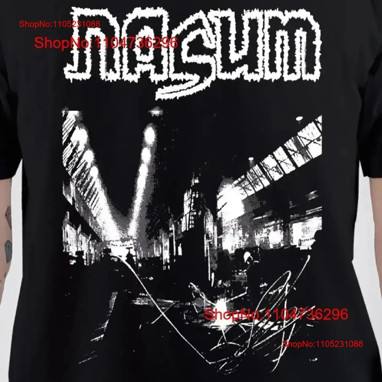 

Nasum band album artwork black shirt All sizes short sleeve XY651 vintage Washed Stylish fashion Comfortable Soft Stretched