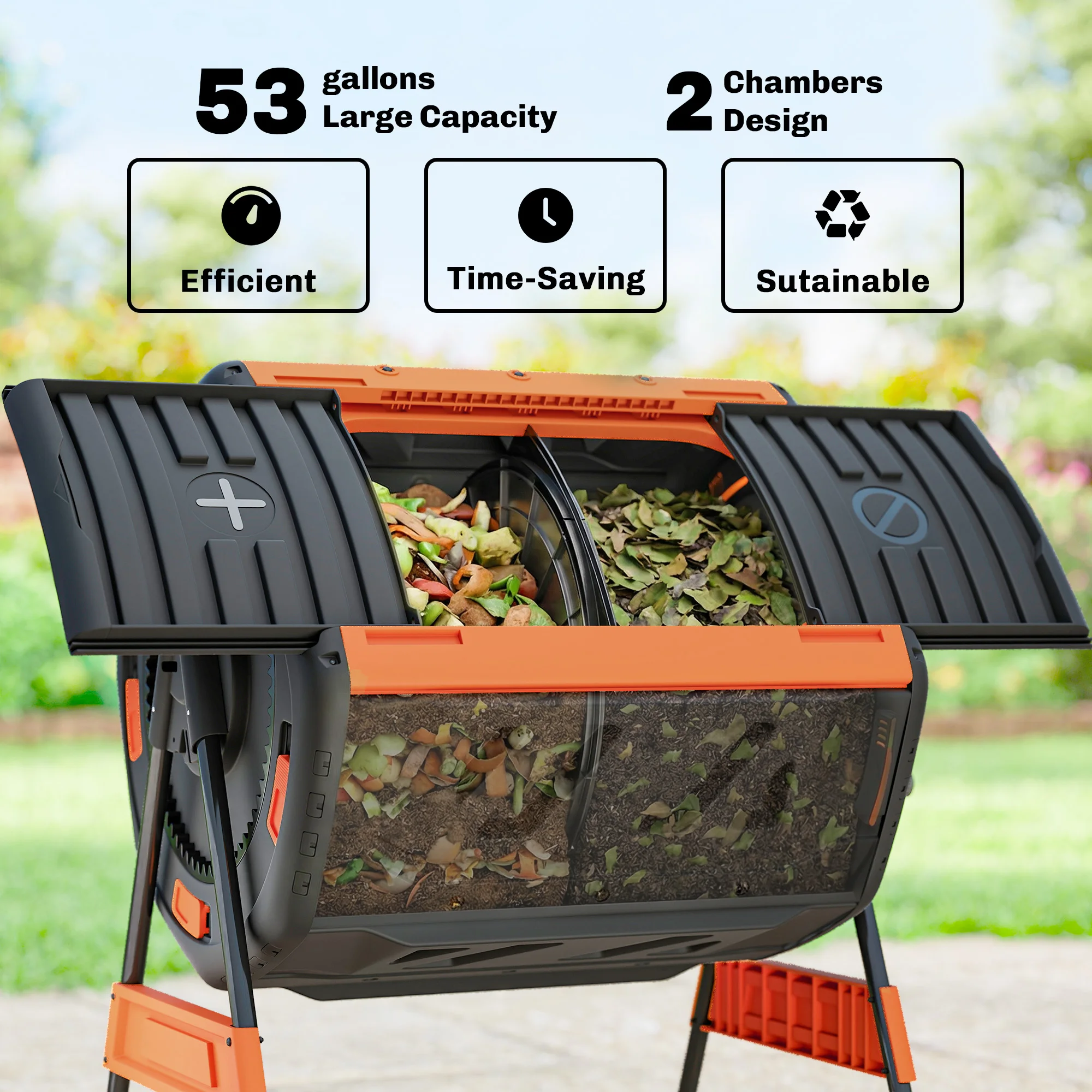 Contenedor de Compostaje para  - Compost Bin reseña y precio