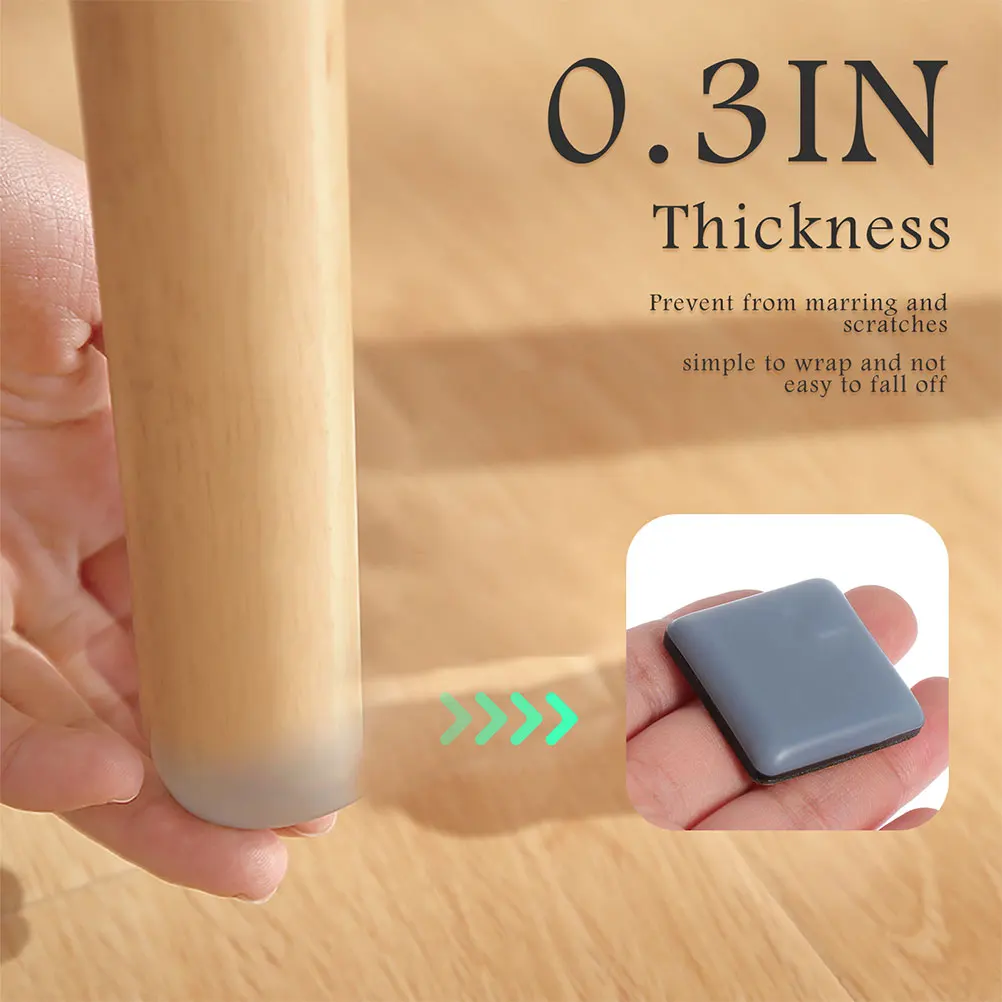 

8pcs Chair Mat Table Feet Pads Furniture Sliders Carpet Protector Chair Leg Mat Home Table Leg Protector Office Use