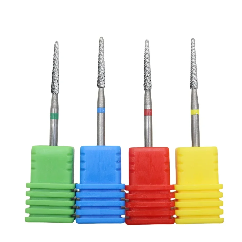 Nuevas Fresas de Carburo de Tungsteno para Uñas, Fresas de Pedicura para Limas de Uñas, Herramienta de Arte de Uñas 2
