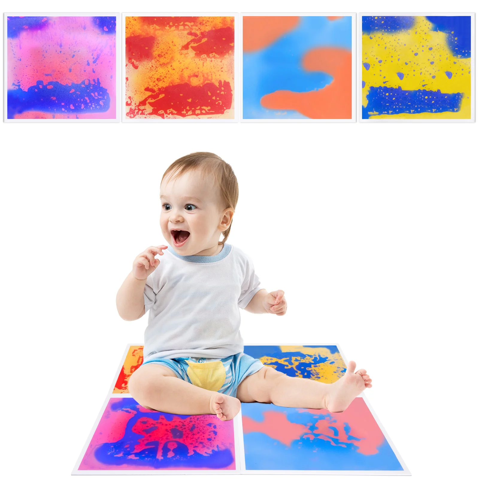 子供用触覚感覚マット ポップ体験教育的楽しいプレイマット 子供の発達のため