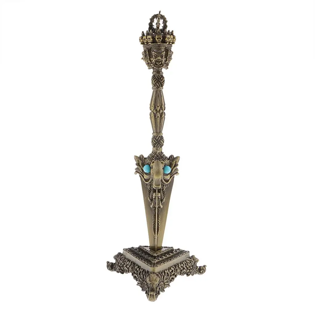 

Тибетский буддийский Dorje Vajra Phurba Vajrakilaya Amulet украшения-антикварные вещи ручной работы из Непальского буддизма