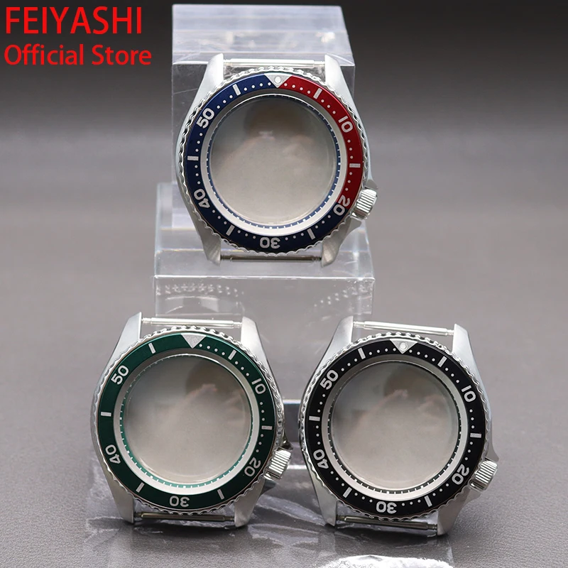 

FENYA 42.5mm Watch Cases Tuna Case Skx007 Skx009 Skx013 Skx6105 Mod For Seiko NH35 Nh34 NH36/38 Movement Blue Black Chapter Ring