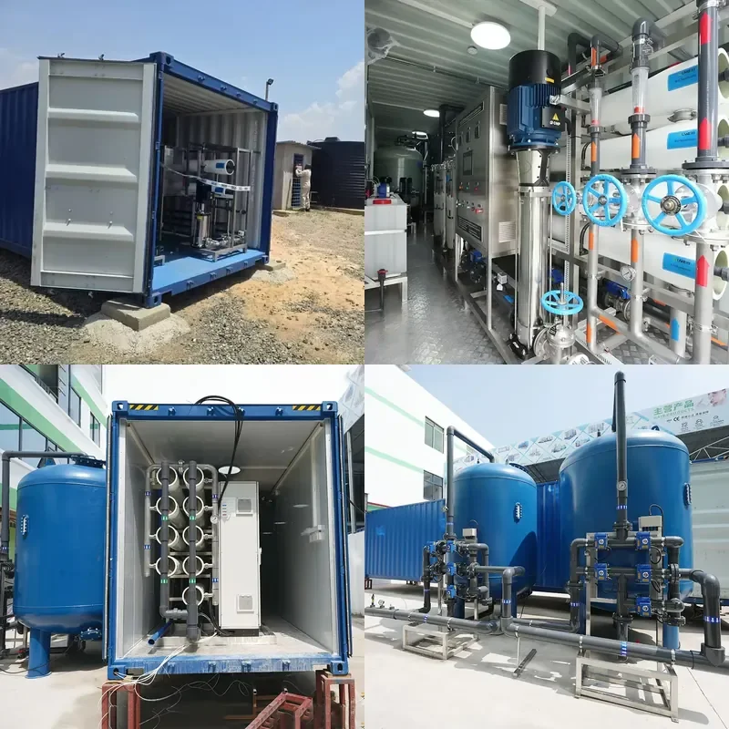 2026 CE 20ft Water Treatment Container Reverse Osmosis Containerized Water Ro Plant Brackish Salt Water Treatment Plant