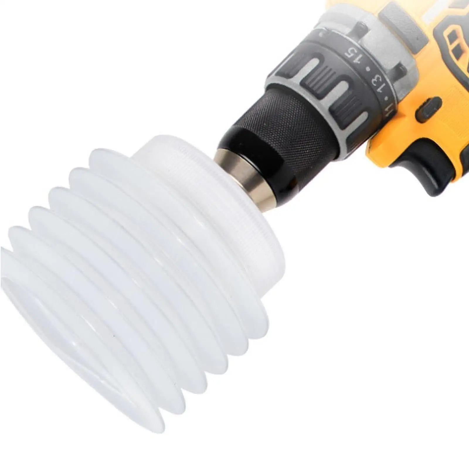 Drywall Hole Cutter Dust Hood PP Drill Dust Cover Dust Collector Bowl Shockproof Design for Precise Ceiling and Wall Drilling