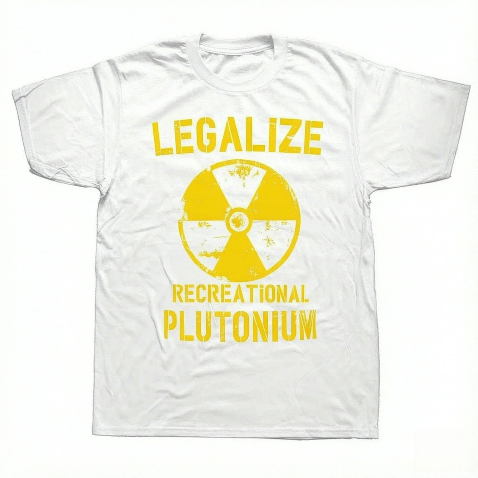 Funny Legalize Recreational Plutonium Graphic Printed T-shirt Men Women Cotton Loose Casual Short Sleeve T-shirt Men's T-shirts