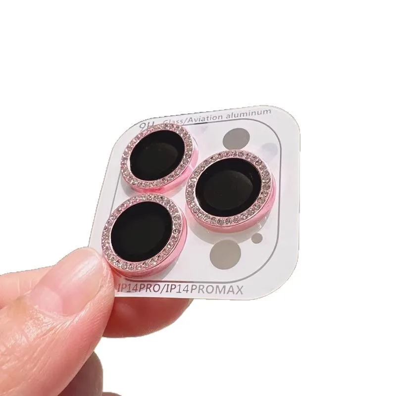 

Suitable for iPhone 17/16E Flash Diamond Lens Film, iPhone 15 Camera Circle, 14plus Point Diamond, 13/12/11