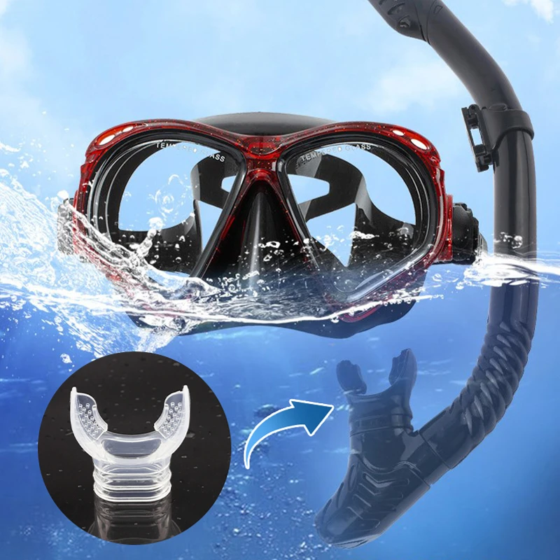 1Pc Adult Kids Dive Tube Snorkel Silicone Clear Underwater Diving Tube Snorkel Mouthpiece Regulator Outdoor Swimming Accessories