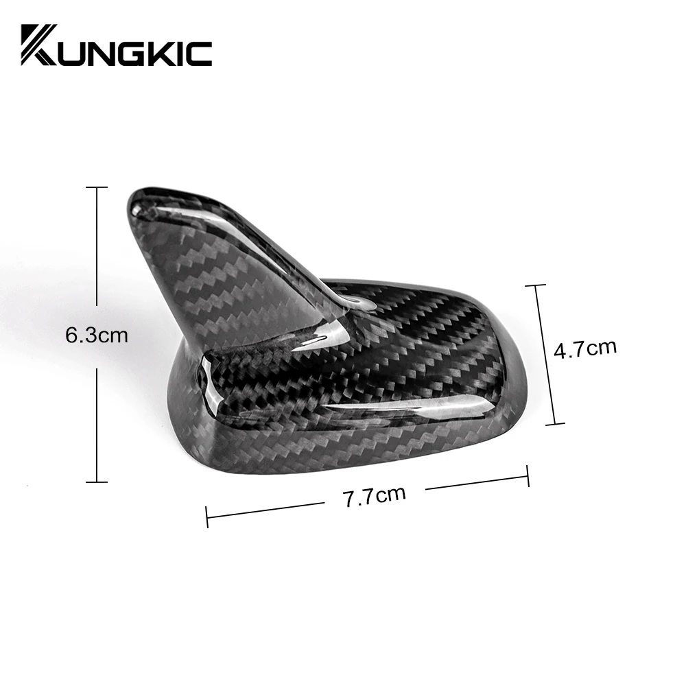 Dry Carbon Fiber For Volkswagen VW Golf 7 Passat Sagitar Teramont Touran Tiguan Lavida Antenna Cover Shark Fin Trim Accessories