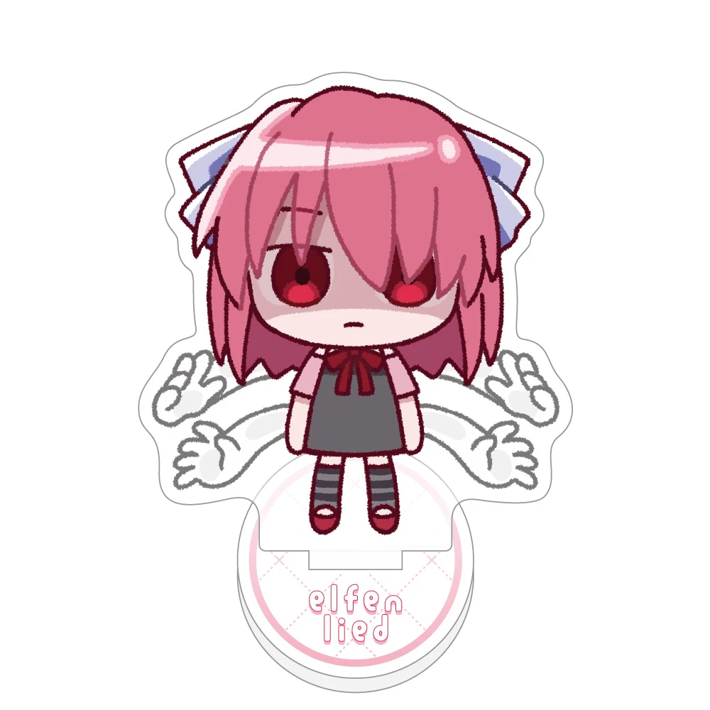 Anime Elfen Lied Acrylic Stand Keychain 2026 New Q Version Cute Lucy Nyu Nana Yuka Mayu Cute Custom Figure