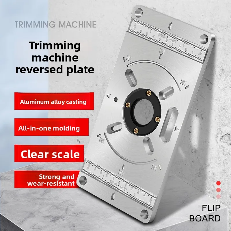 

Многофункциональный алюминиевый фрезерный стол, вставная пластина для электрического фрезерного станка по дереву, деревообрабатывающие скамейки