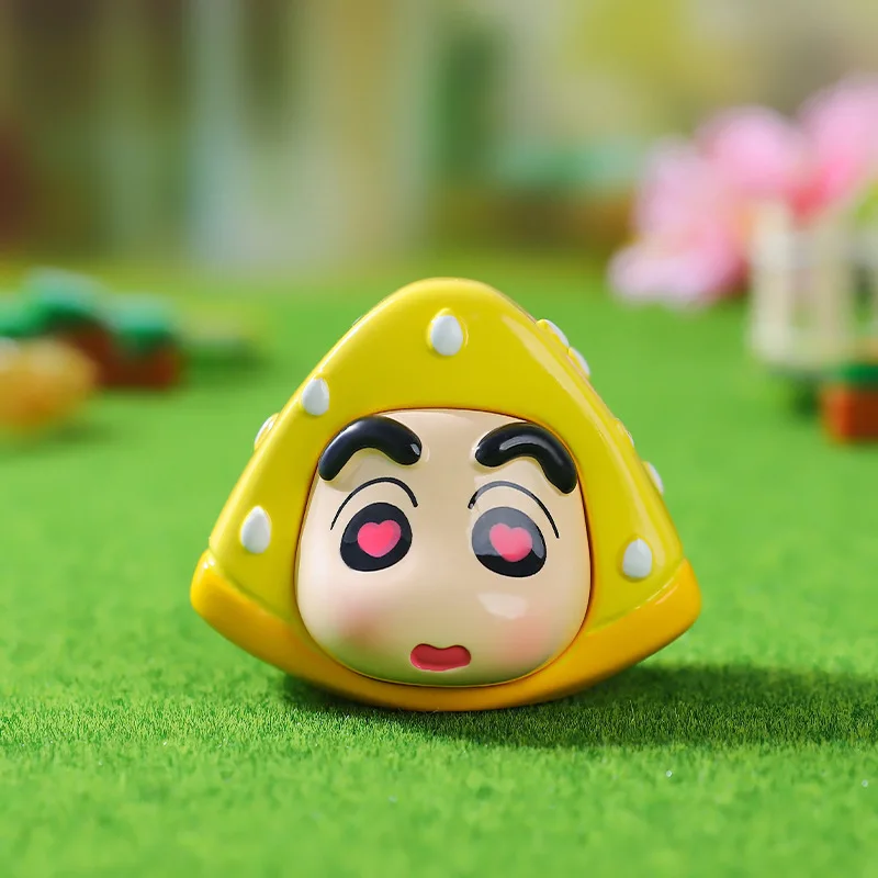 Big Head Crayon Shin Chan Fruit Park\'S Day Blind Box Surrounding Trendy Play Handmade Cartoon Doll Small Gift